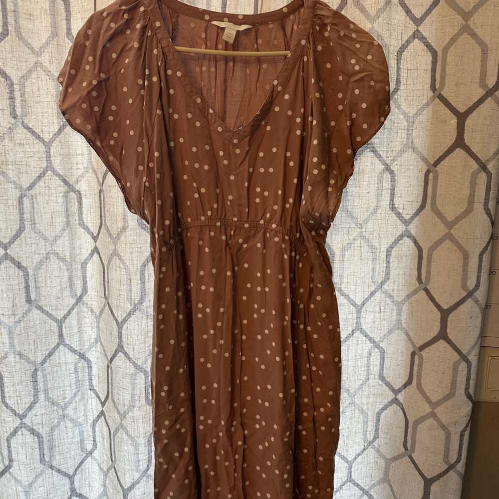 a:glow Pink and Cream Dolman Sleeve Midi Sundress